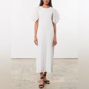 Mara Hoffman
Aranza Smocked Puff Sleeve Maxi Dress